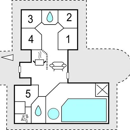 Сasa de vacaciones Krogsande Xi Blåvand
